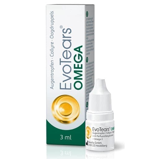 Dry and irritated eyes, EVOTEARS Omega eye drops - UKDorf