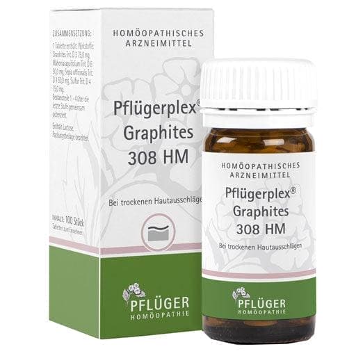 Dry skin rash, dry itchy rash on skin, PFLUEGERPLEX Graphites 308 HM tablets - UKDorf