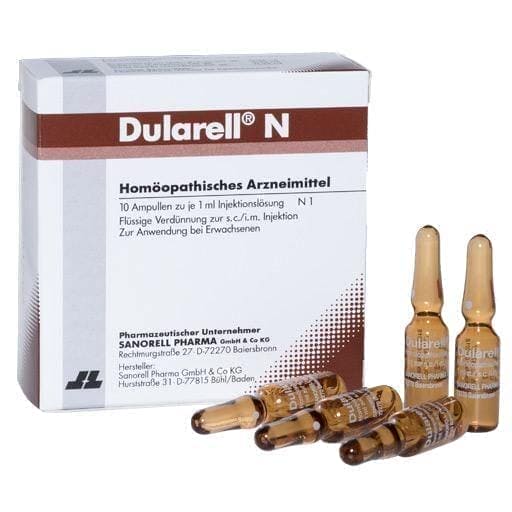 DULARELL N ampoules 10X1 ml Solanum dulcamara, Sanguinaria canadensis UK