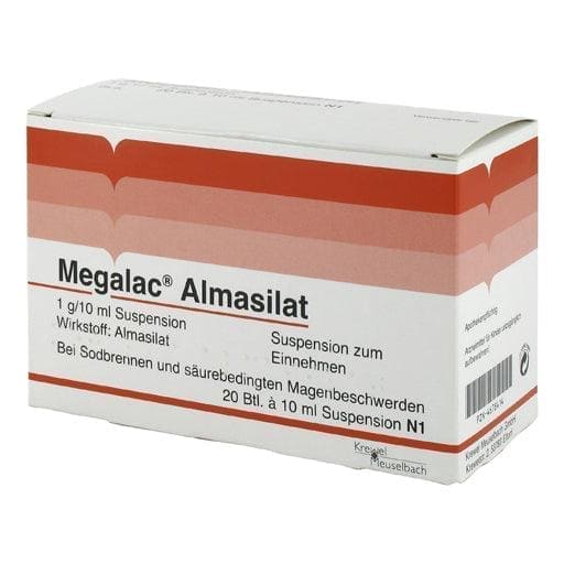 Duodenal ulcer, heartburn, MEGALAC Almasilate Suspension - UKDorf