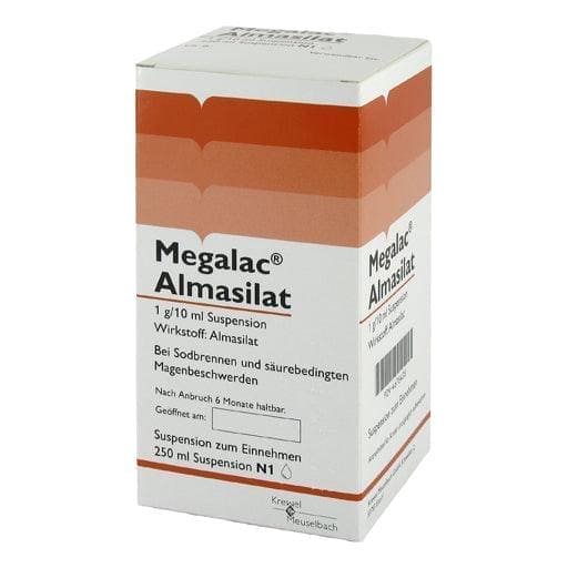 Duodenal ulcer, heartburn, MEGALAC Almasilate Suspension - UKDorf