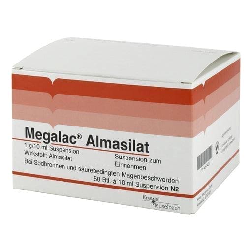 Duodenal ulcer, heartburn, MEGALAC Almasilate Suspension - UKDorf