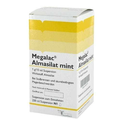 Duodenal ulcers, - heartburn, MEGALAC Almasilate Mint Suspension - UKDorf