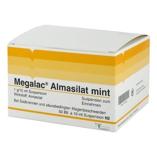 Duodenal ulcers, - heartburn, MEGALAC Almasilate Mint Suspension - UKDorf