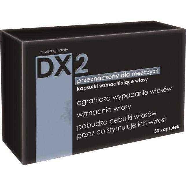 DX2, designed for men, reduces hair loss, strengthens them. UK