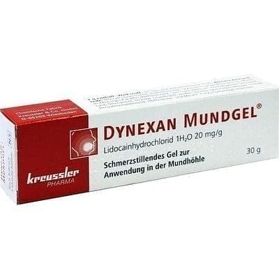 DYNEXAN oral gel, Lidocaine hydrochloride UK