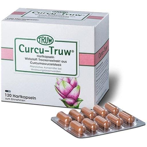 Dyspeptic symptoms, curcuma, bile duct system, CURCU TRUW hard capsules - UKDorf
