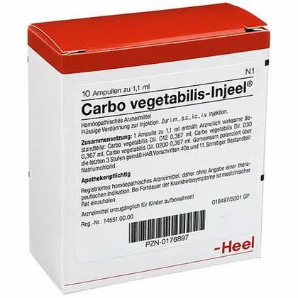 Dyspnea, Stomatitis, asthma, emphysema, CARBO VEGETABILIS INJEEL ampoules - UKDorf