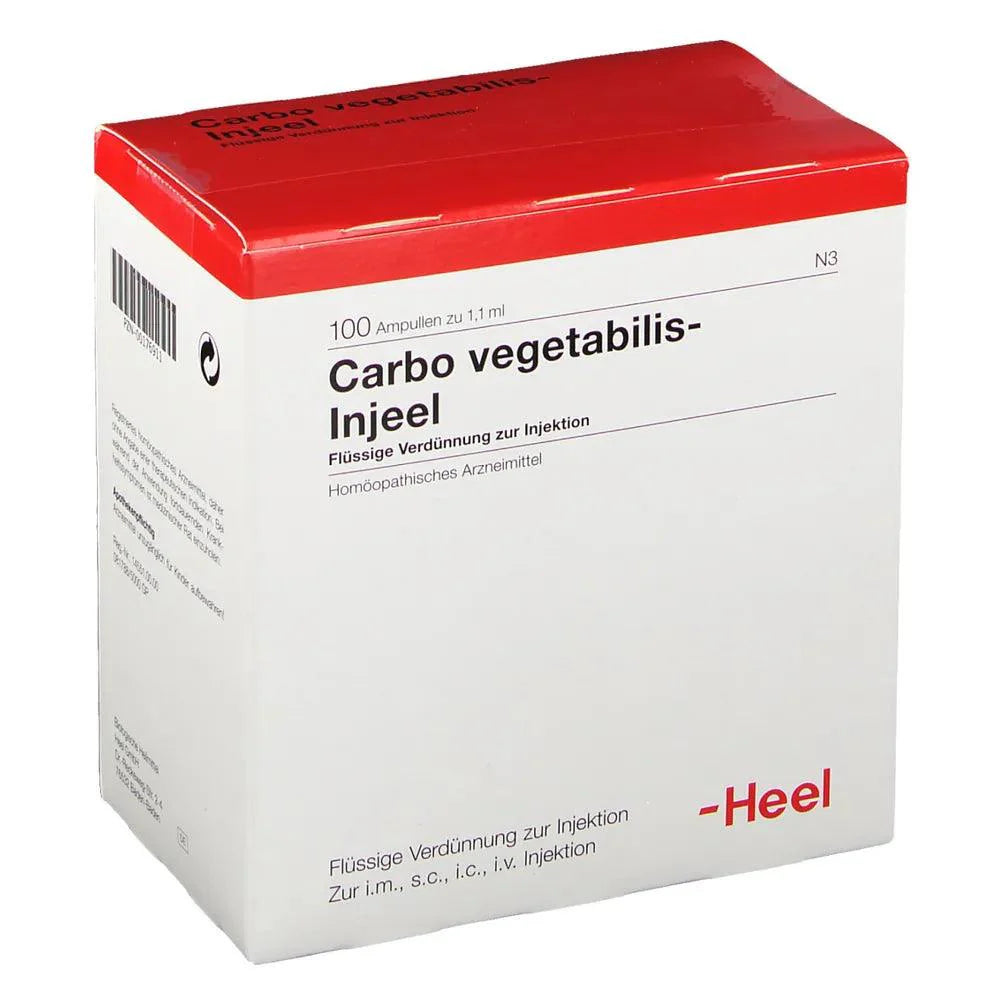Dyspnea, Stomatitis, asthma, emphysema, CARBO VEGETABILIS INJEEL ampoules - UKDorf