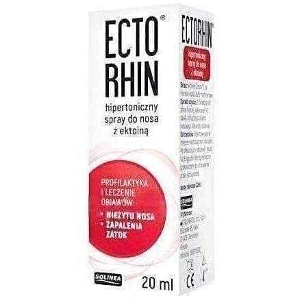 Ectorhin hypertonic nasal spray, rhinitis and sinusitis, Ectoin (Ectoin) UK