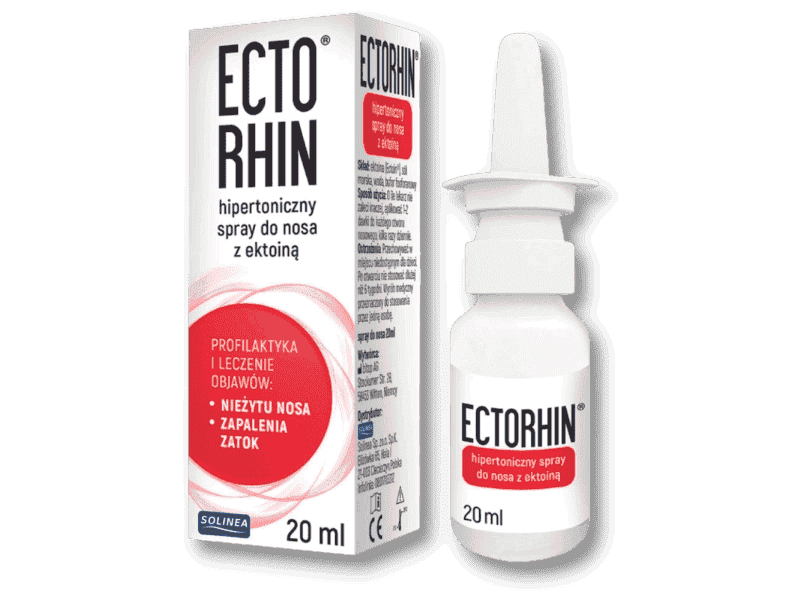 Ectorhin hypertonic nasal spray, rhinitis and sinusitis, Ectoin (Ectoin) UK