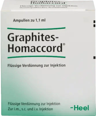 Eczema, scars, keloids, GRAPHITES HOMACCORD ampoules - UKDorf
