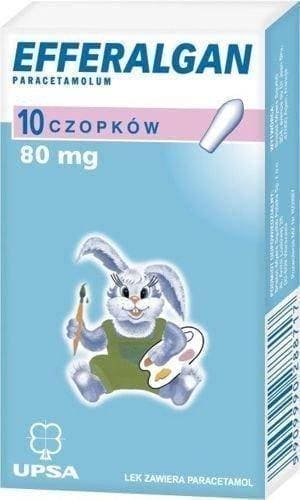 Efferalgan rectal suppositories, fever in children UK