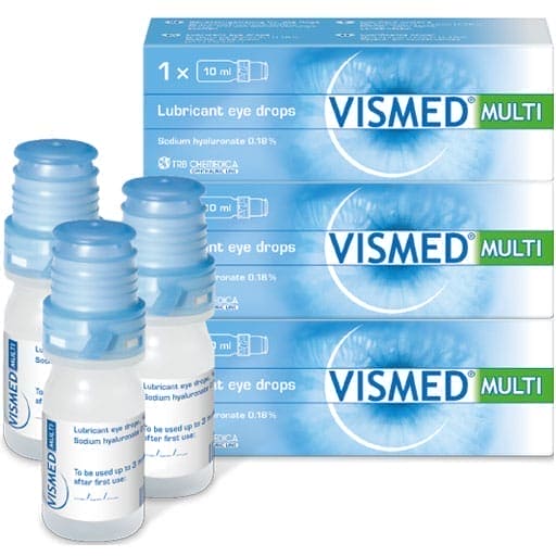 Electrolytes, potassium, magnesium, calcium, VISMED MULTI eye drops - UKDorf
