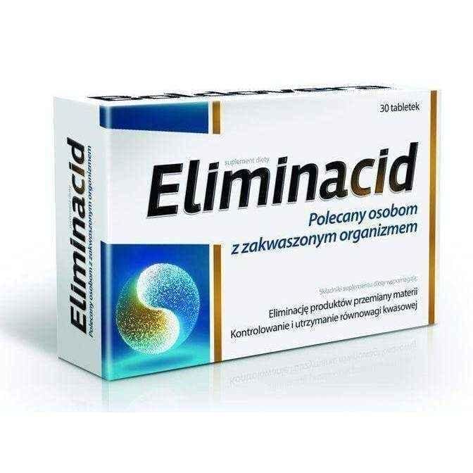 ELIMINACID x 30 tablets, high potassium, regulates exibits duretic UK
