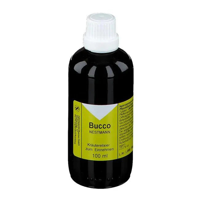 Elixir, fortified wine, cranberry, peppermint, birch, horsetail, BUCCO Nestmann drops - UKDorf