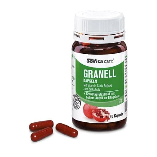 ellagic acid, pomegranate extract, vitamin C, SOVITA CARE Granell capsules - UKDorf
