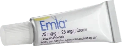 EMLA cream, lidocaine and prilocaine