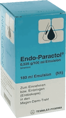 ENDO PARACTOL, Simethicone, Simeticone, Emulsion UK