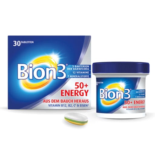 BION3 50+ Energy Tablets - UKDorf