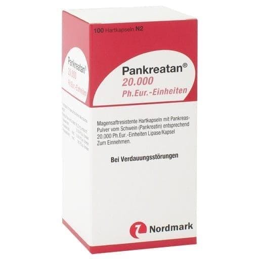 Enzymes, Enzyme pancreatin, PANKREATAN 20,000 - UKDorf