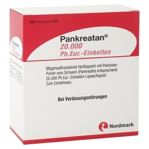Enzymes, Enzyme pancreatin, PANKREATAN 20,000 - UKDorf