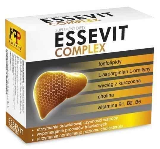 ESSEVIT COMPLEX, liver function, liver disease, l-ornithine, ornithine, l-aspartate UK