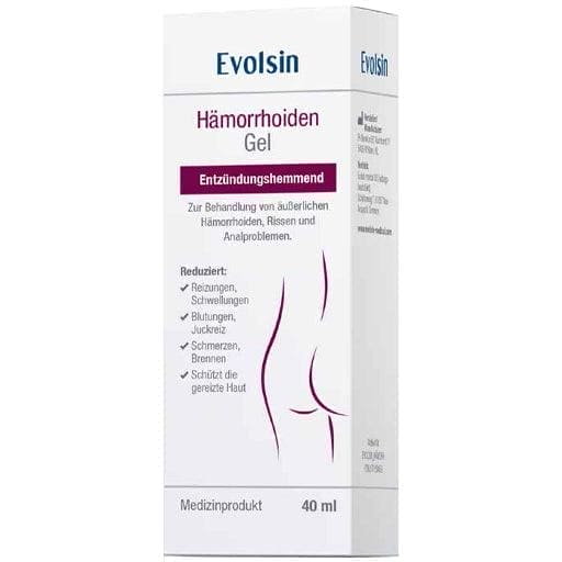 EVOLSIN hemorrhoid gel, gel for hemorrhoids - UKDorf