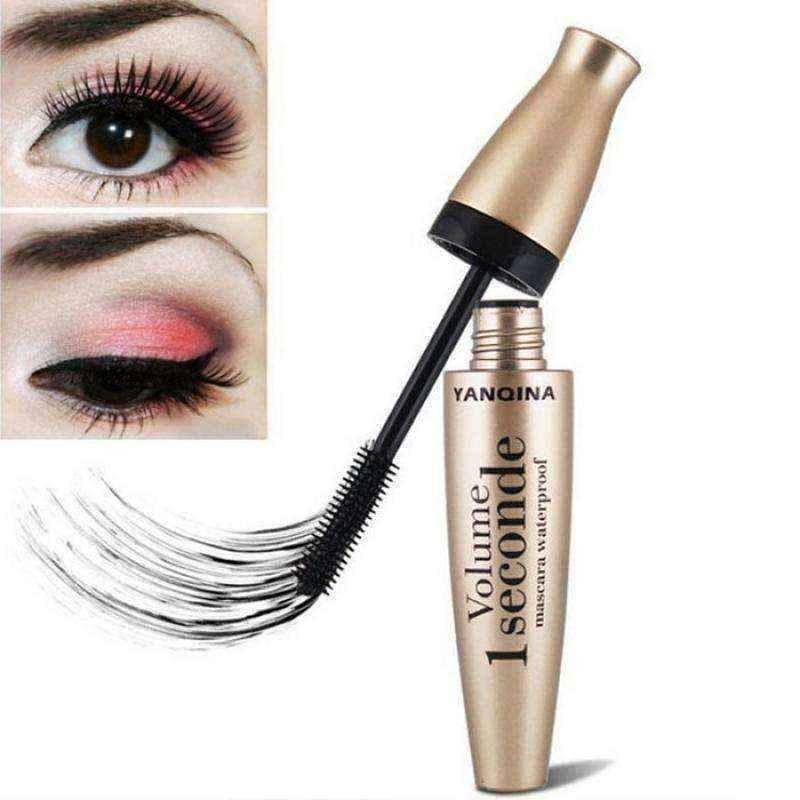 Eyelash extensions- 3D Waterproof Eyelash Extension Dense Fiber Mascara Black UK