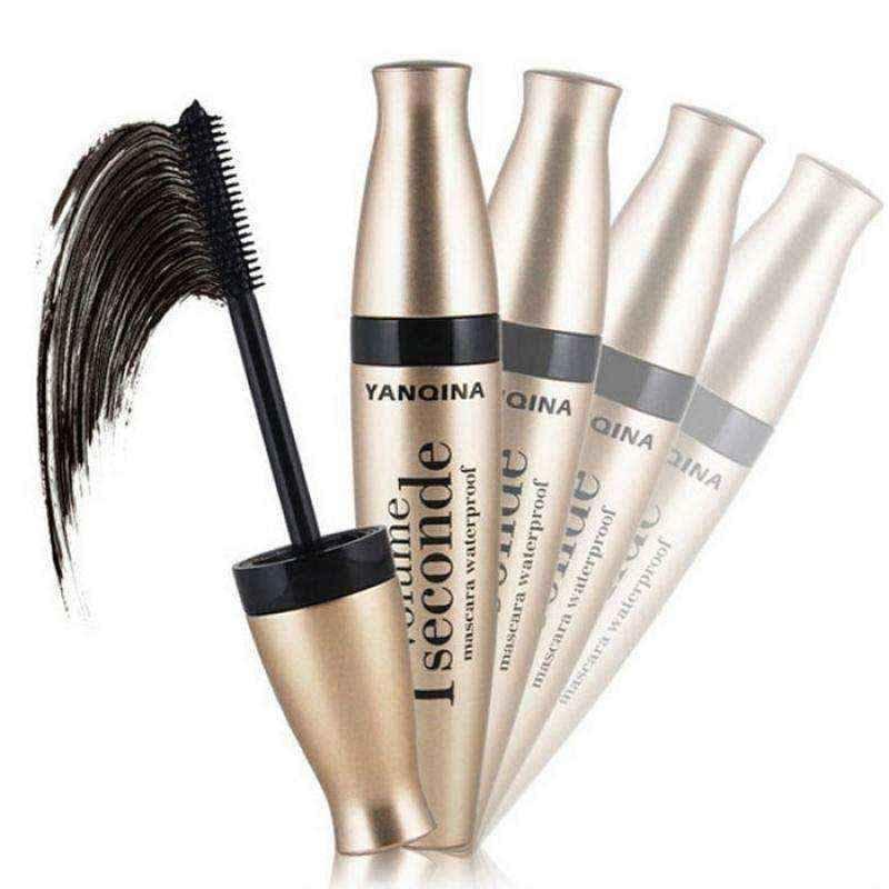 Eyelash extensions- 3D Waterproof Eyelash Extension Dense Fiber Mascara Black UK