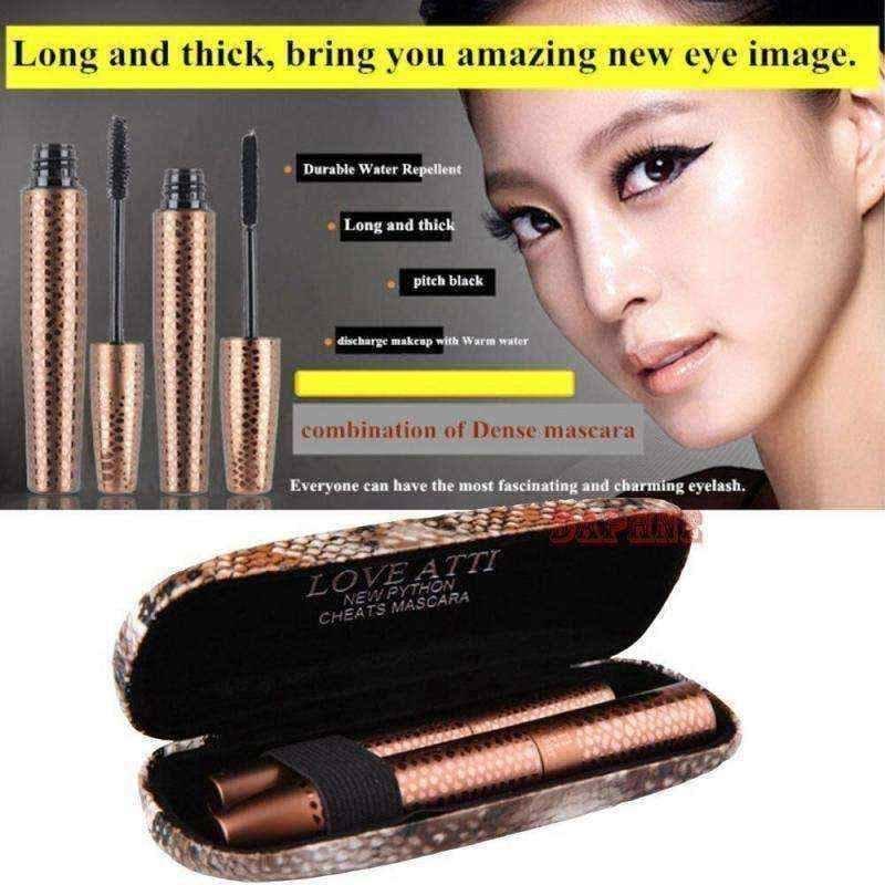 Eyelash mascara LOVE ATTI 3D Fiber Transplanting Gel & Natural Fiber Mascara Light Golden UK