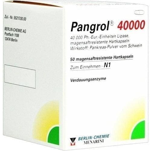 Fat maldigestion, exocrine pancreatic insufficiency, PANGROL 40,000 - UKDorf