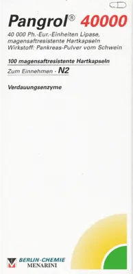 Fat maldigestion, exocrine pancreatic insufficiency, PANGROL 40,000 - UKDorf