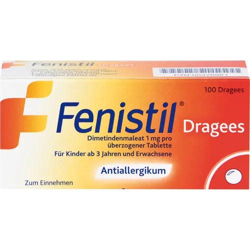 FENISTIL dragees english, Itching in chickenpox, Allergic colds, hay fever - UKDorf