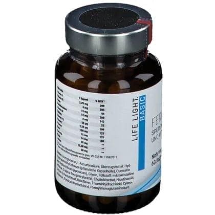 FERROSIN iron 14 mg, vitamin complex, ferrous gluconate, glycine, nicotinamide - UKDorf