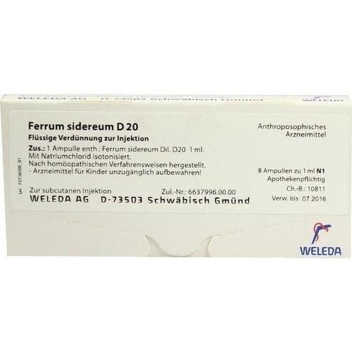 FERRUM SIDEREUM ampoules, exhaustion, depression, convalescence - UKDorf