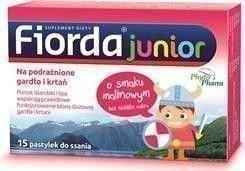 FIORDA JUNIOR x 15 raspberry-flavored lozenges