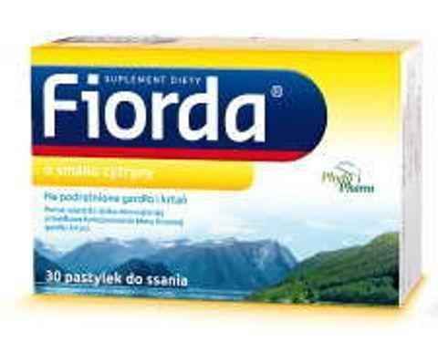 Fiorda lemon flavor x 30 lozenges