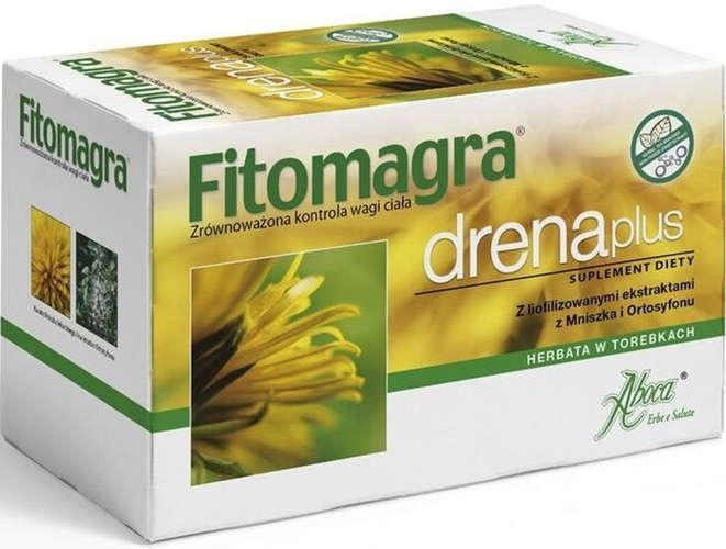 Fitomagra Drena tea, dandelion, licorice root, fennel, goldenrod - UKDorf
