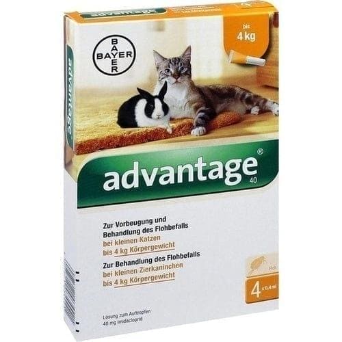 Flea infestation home treatment, ADVANTAGE, for small cats, small pet, rabbits - UKDorf