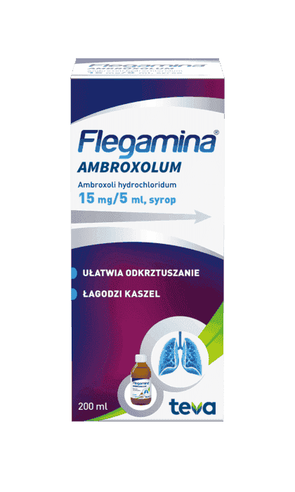 Flegamina ambroxolum 0,015 g/5ml 200ml UK