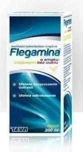 FLEGAMINA mint without sugar syrup 200ml respiratory infections