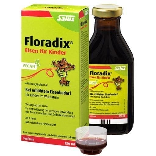 FLORADIX iron for children tonic, iron(ii) gluconate - UKDorf