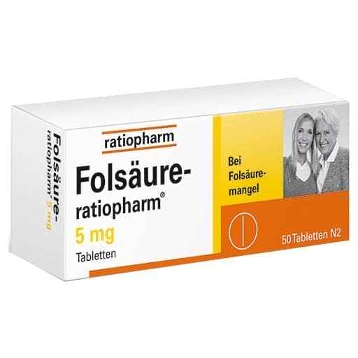 Folic acid deficiency, folic acid foods, RATIOPHARM 5 mg tablets