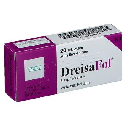 Folic acid, folic acid deficiency, DREISAFOL tablets - UKDorf