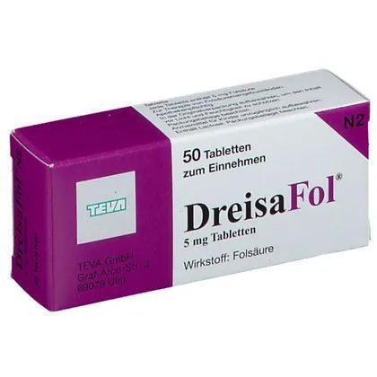 Folic acid, folic acid deficiency, DREISAFOL tablets - UKDorf