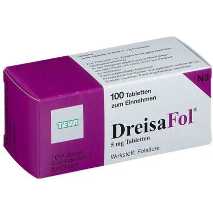 Folic acid, folic acid deficiency, DREISAFOL tablets - UKDorf