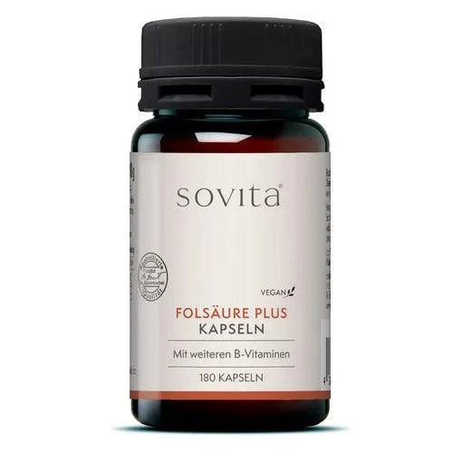Folic Acid + Vitamin B6 & B12 , SOVITA folic acid plus capsules - UKDorf