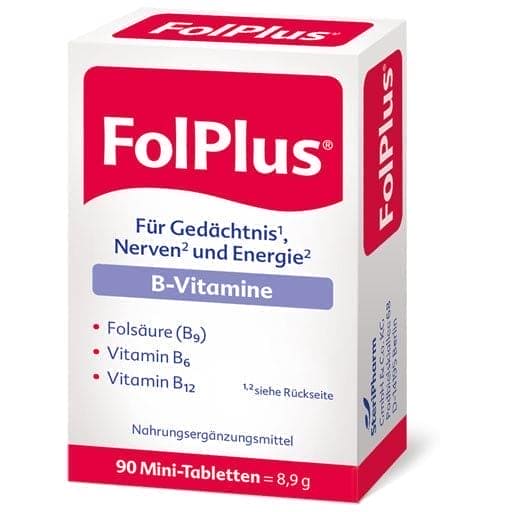 FOLPLUS, vitamin folic acid (B9), vitamin B6 and B12 film-coated tablets - UKDorf