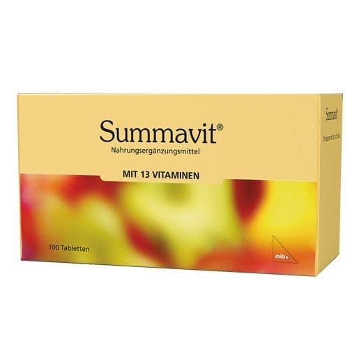 food supplement with 13 vitamins, SUMMAVIT tablets - UKDorf